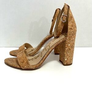 Sam Edelman Tan Cork Heels
